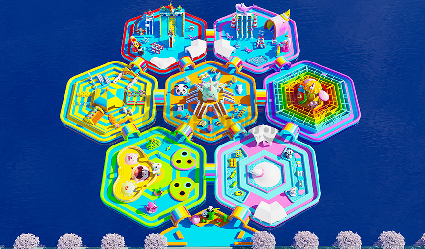 組合式模塊化水上漂浮樂園 組合式模塊化水上漂浮樂園